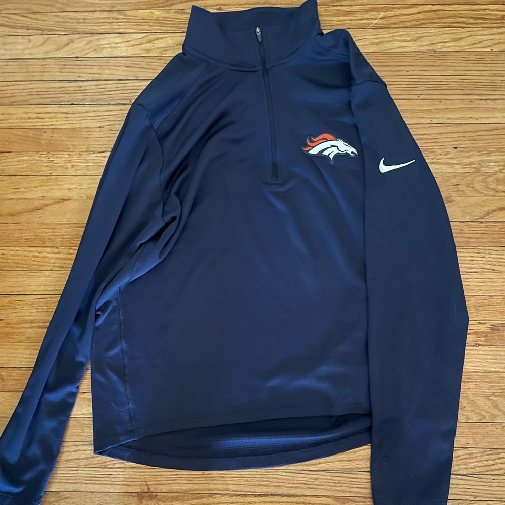 Broncos Nike Dri-fit 1/4 zip